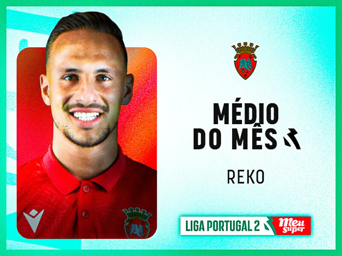 Imagem de contexto do artigo Reko eleito melhor médio de agosto da II Liga