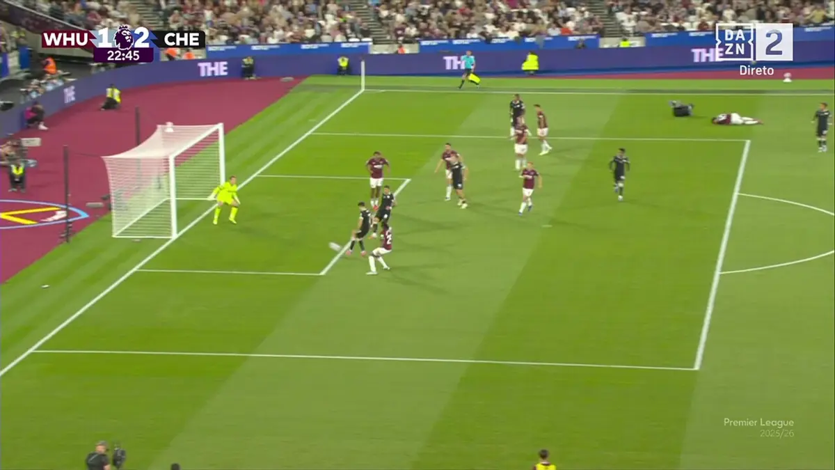 Imagem de contexto do artigo Veja o golo de Pedro Neto que virou o West Ham-Chelsea