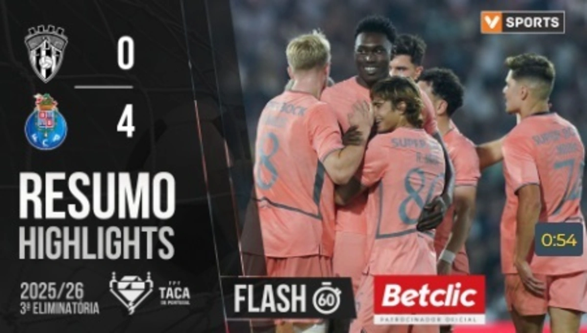 Imagem de contexto do artigo "Hat-trick" de Samu e goleada: o resumo do Celoricense-FC Porto