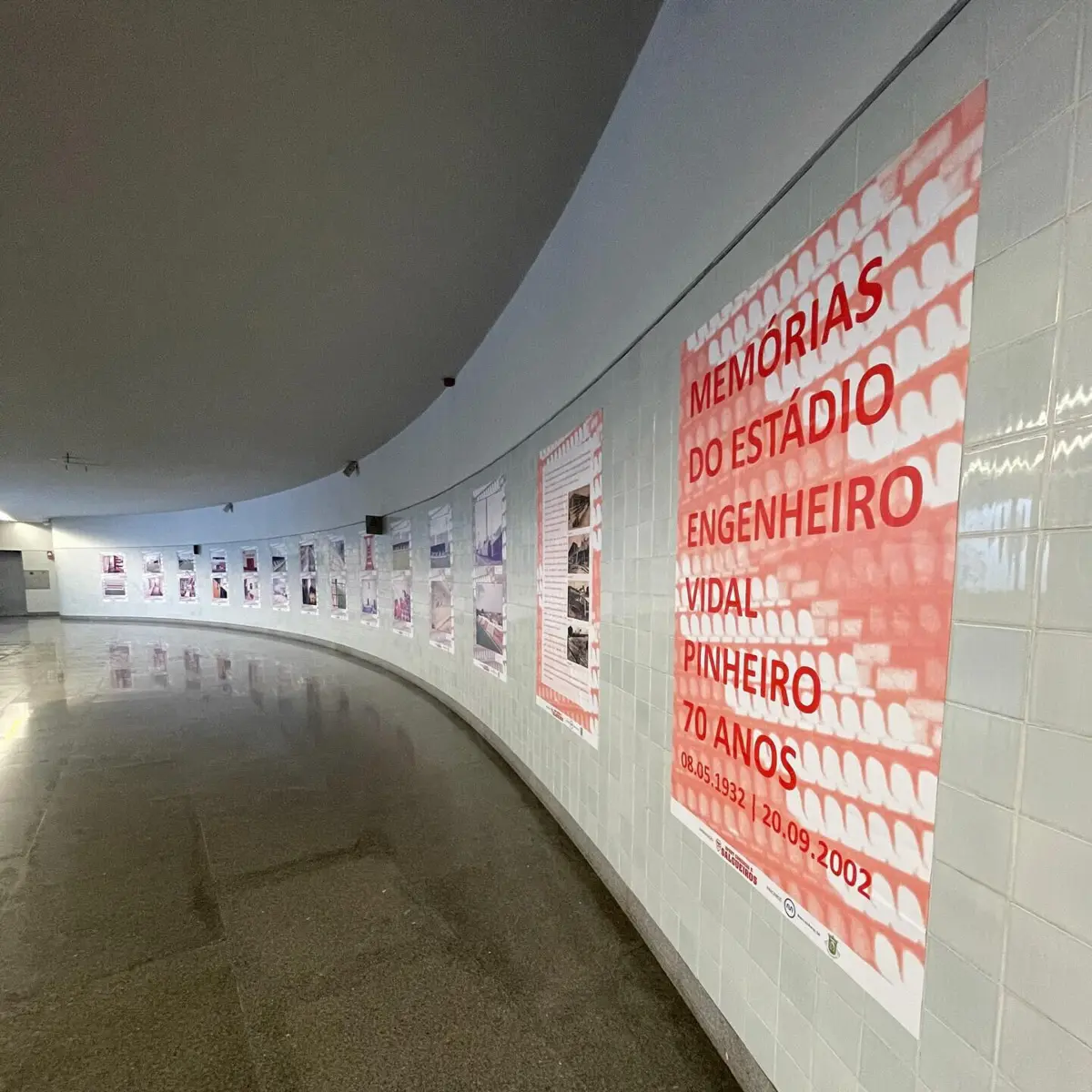 Exposição "Memórias do Estádio Vidal Pinheiro - 70 anos de história"