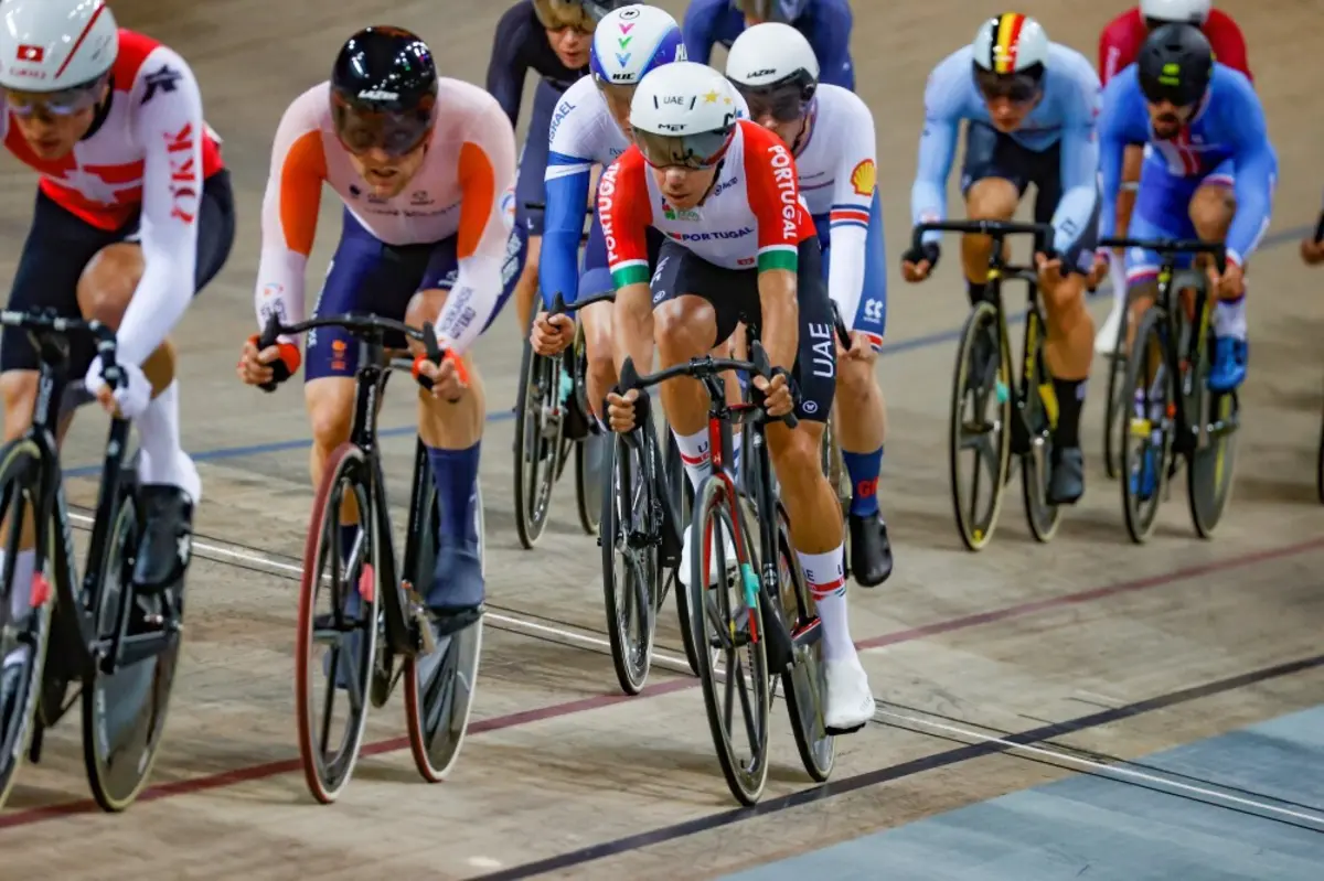 Rui Oliveira foi sexto no omnium (Créditos: UVP - Federação Portuguesa de Ciclismo)