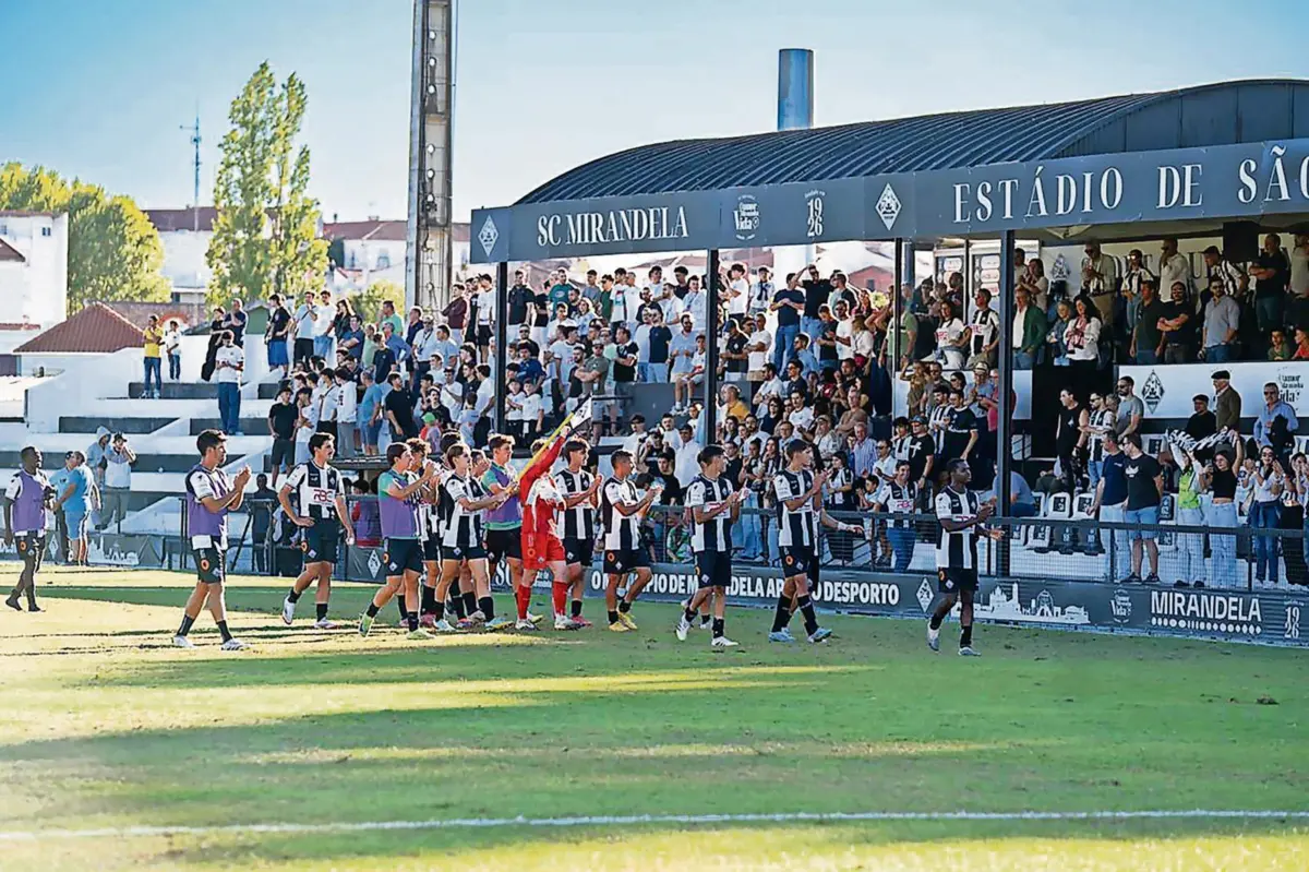 Imagem de contexto do artigo Mirandela na melhor fase sem euforias desmedidas: "Objetivo é não descer"
