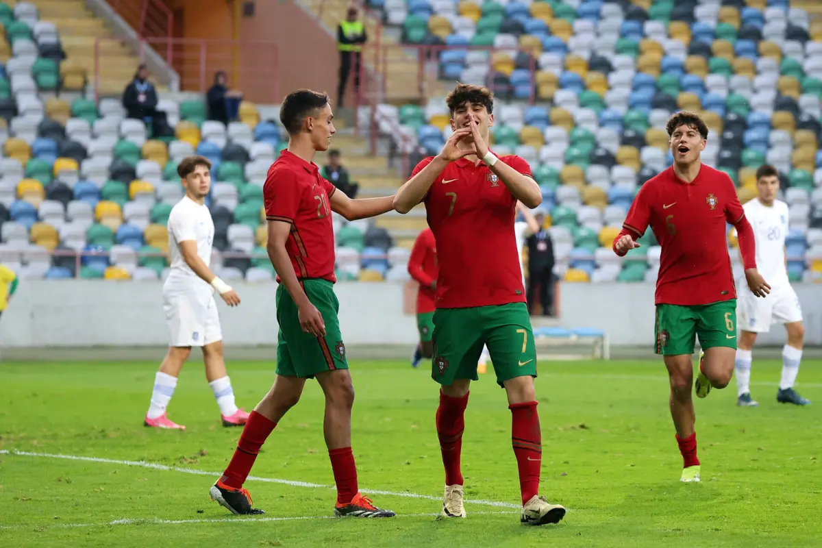 Portugal vence Grécia no arranque da qualificação para Euro'2024 de sub-19 (créditos: FPF)