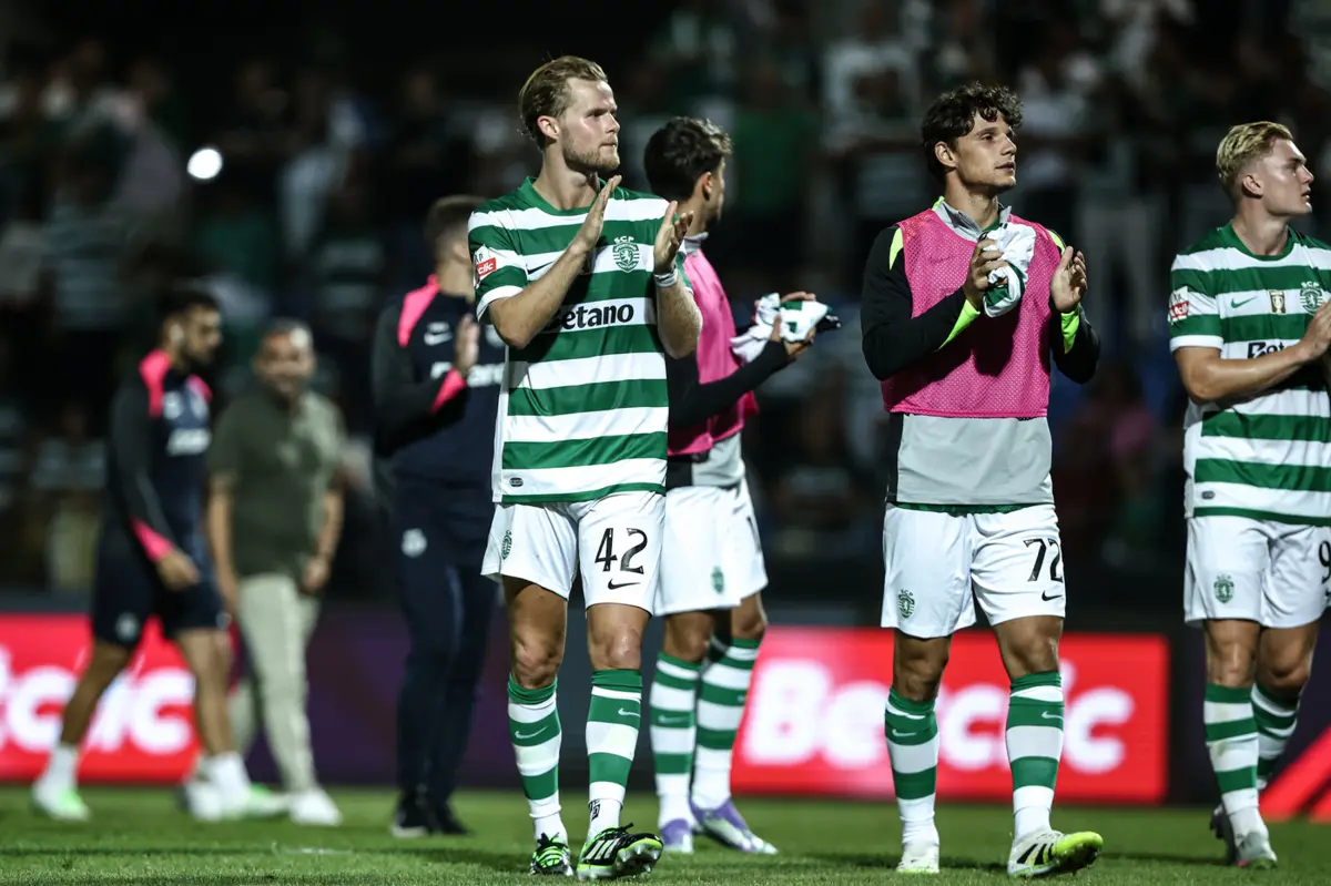 Hjulmand marcou na vitória frente ao Casa Pia, da primeira ronda do campeonato (Créditos: Mário Vasa)