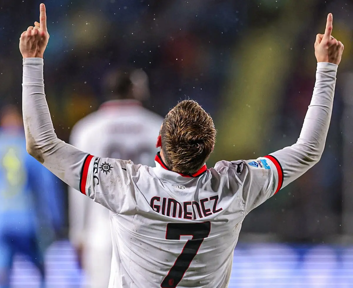 Imagem de contexto do artigo Reforço Santiago Giménez aumenta vantagem do Milan contra o Empoli
