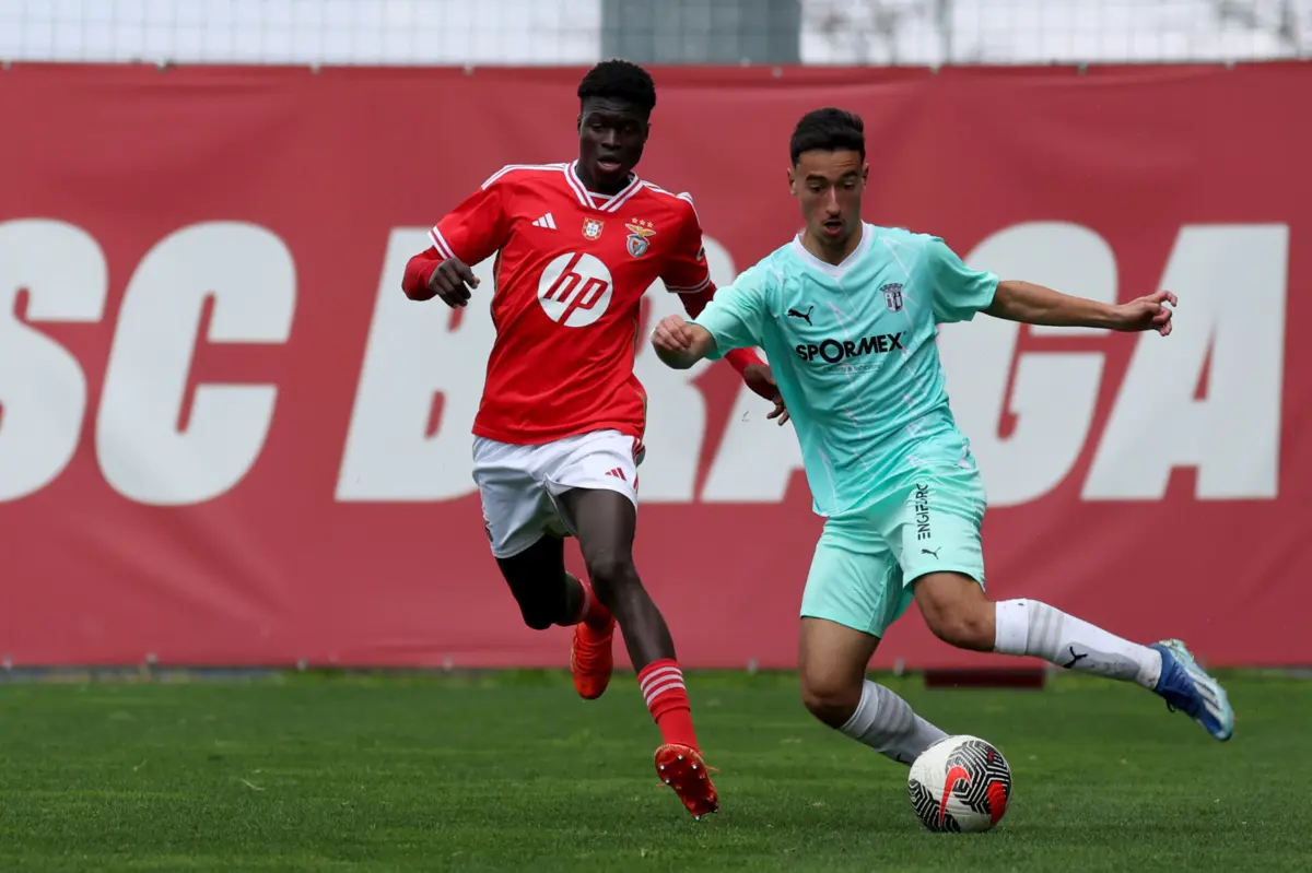 Benfica venceu no Minho (Créditos: Global Imagens)