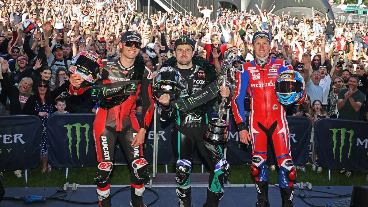 Imagem de contexto do artigo Ilha de Man TT: Michael Dunlop vence e iguala recorde do tio