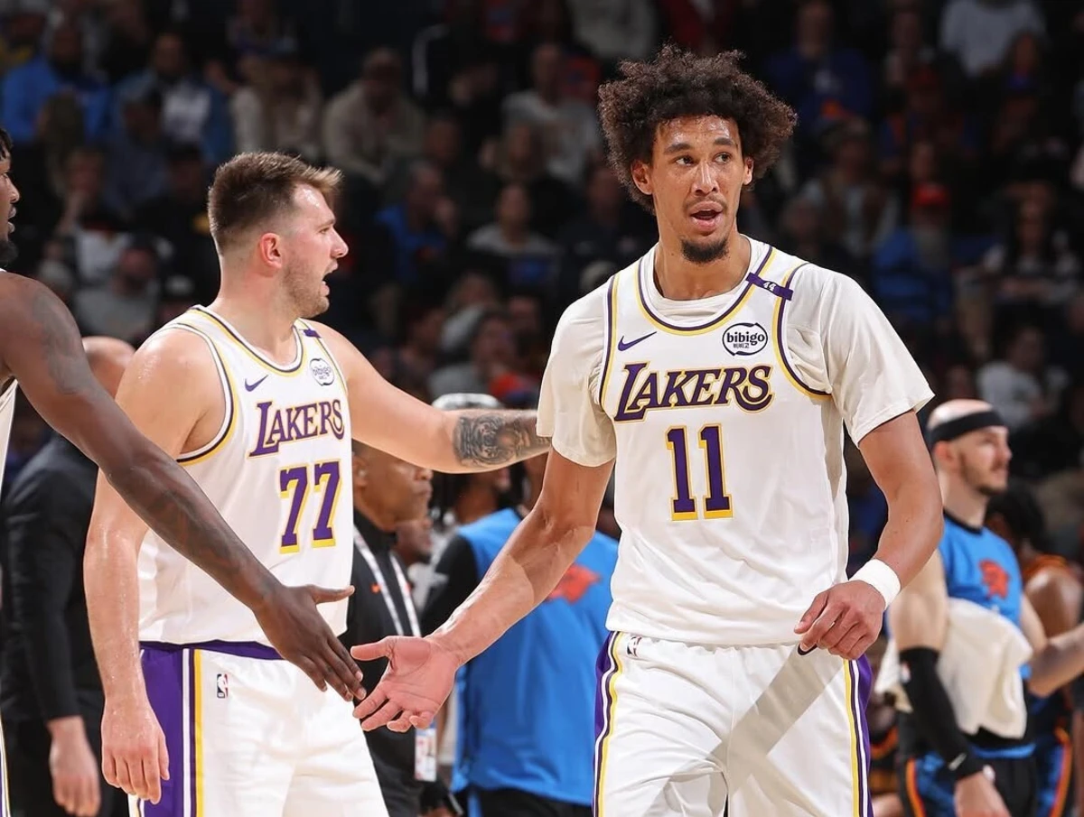 Luka Doncic e Jaxson Hayes