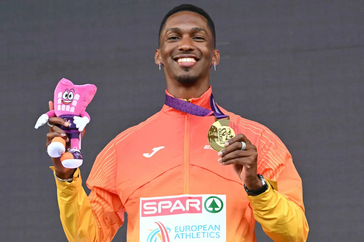 Jordan Díaz alcançou o ouro (Créditos: AFP)