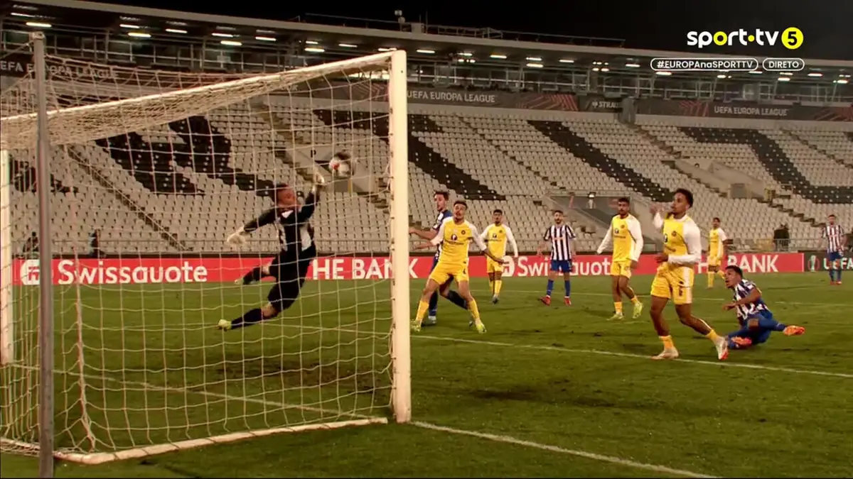 Imagem de contexto do artigo Veja o golo de Nico González que decidiu o Maccabi Telavive-FC Porto