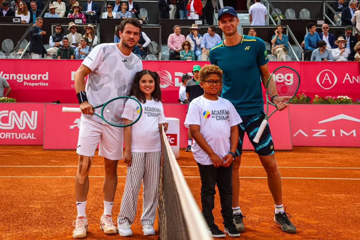 Pedro Martínez e Hubert Hurkacz (Créditos: Estoril Open)
