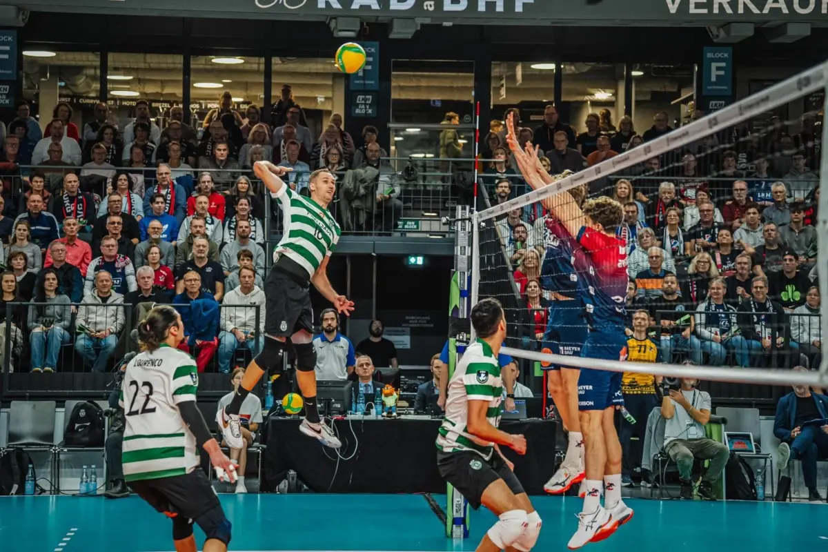 Imagem de contexto do artigo Sporting perde na Alemanha na Liga dos Campeões de voleibol