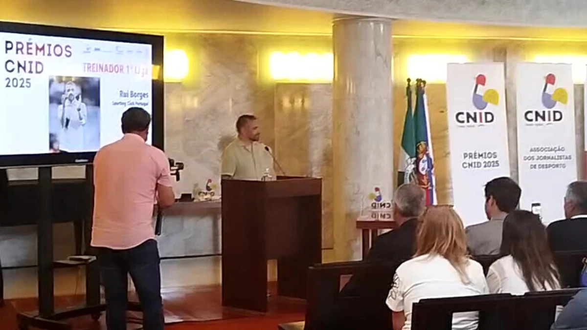 Imagem de contexto do artigo Rui Borges, treinador do ano: "Época de sucesso e de aprendizagem. Seja o primeiro de muitos..."