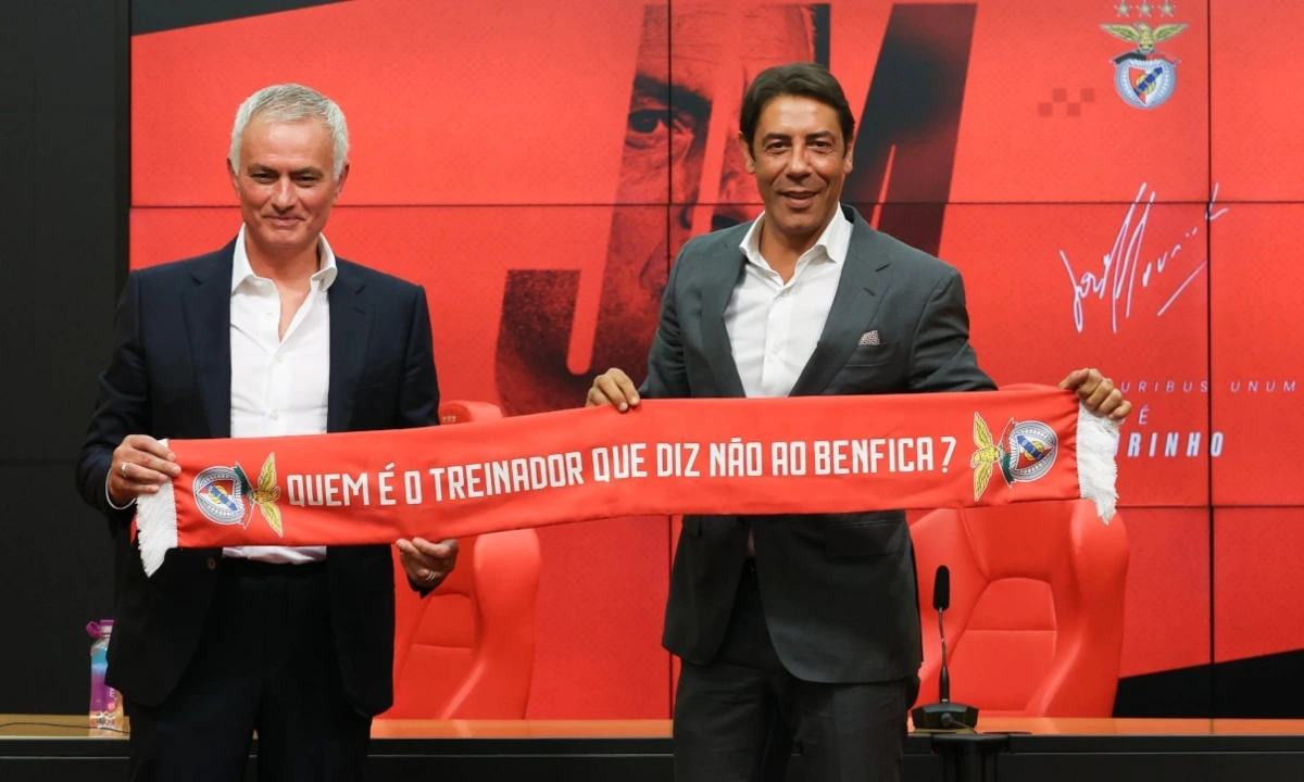 Mourinho e Rui Costa