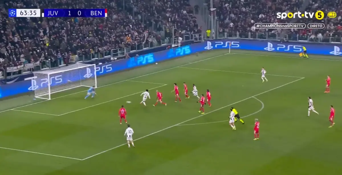Imagem de contexto do artigo McKennie fez desta forma o segundo golo da Juventus contra o Benfica