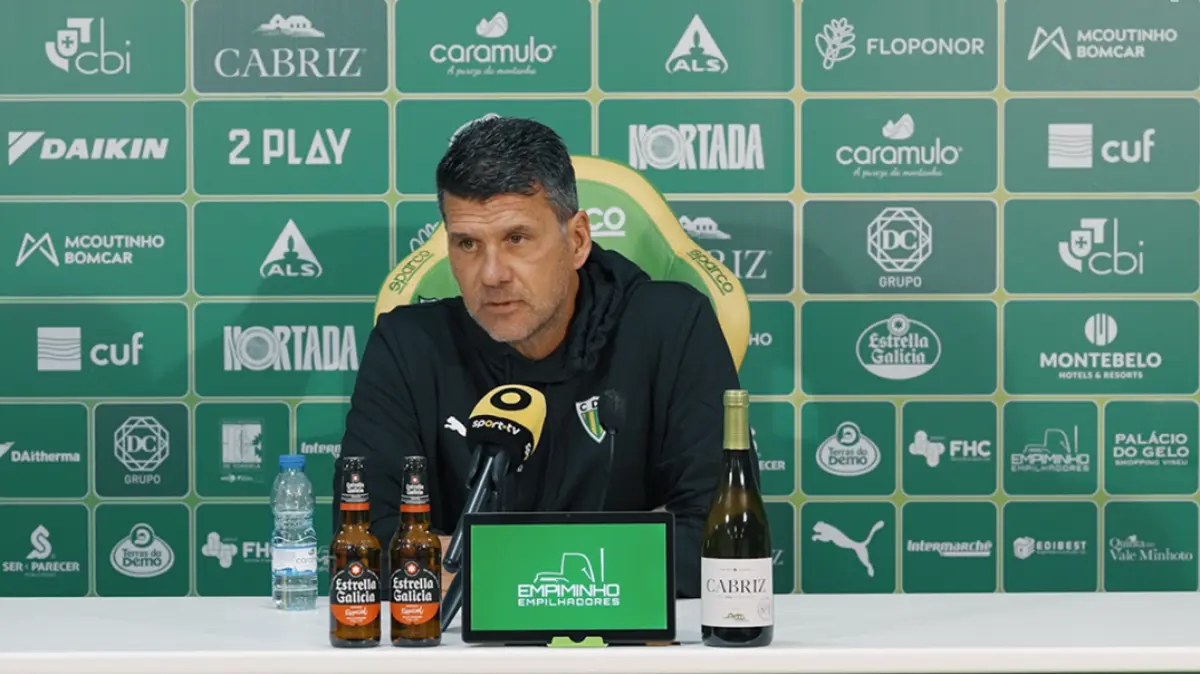 Cristiano Bacci, treinador do Tondela