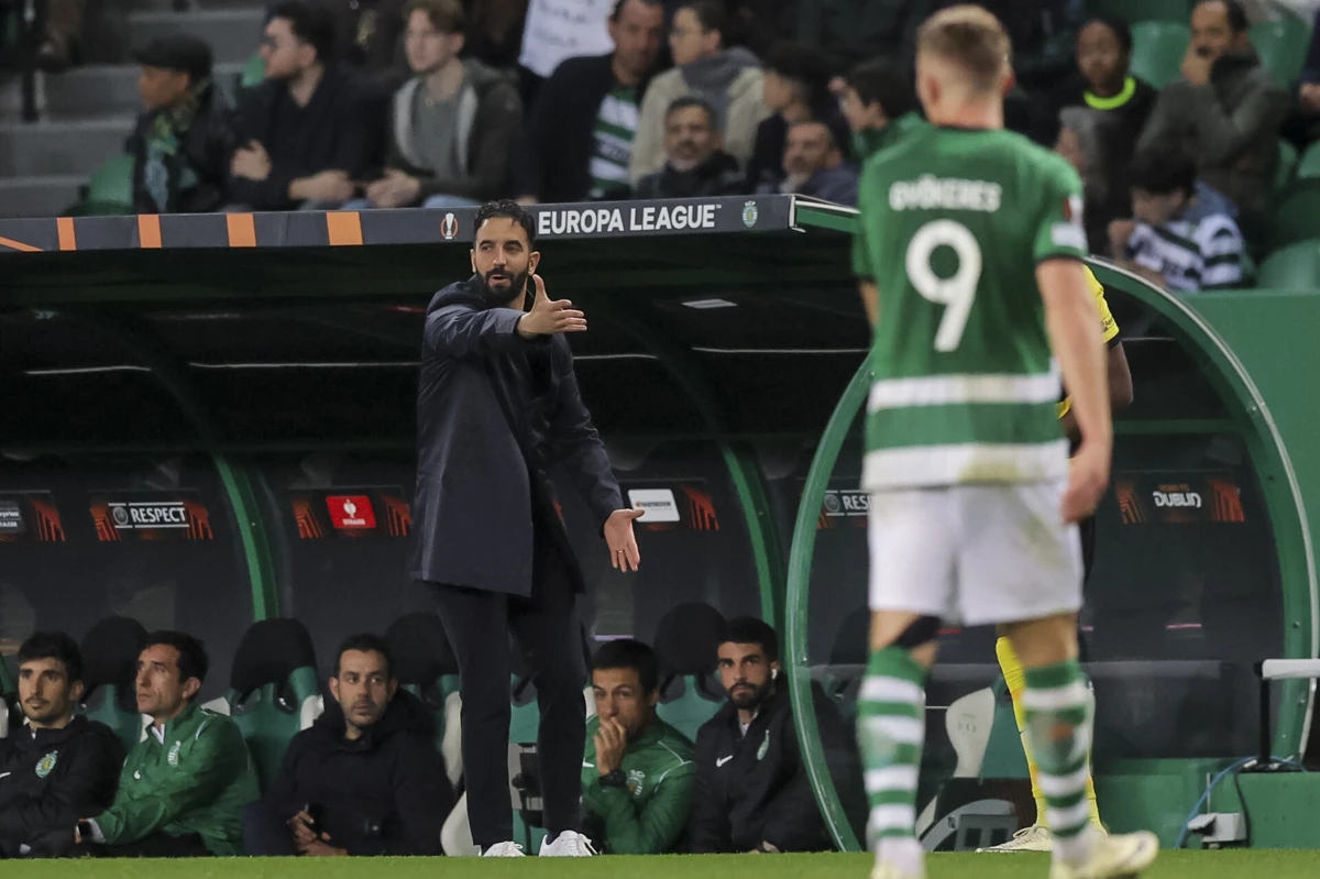 Rúben Amorim ; Viktor Gyökeres (Gerardo Santos / Global Imagens)