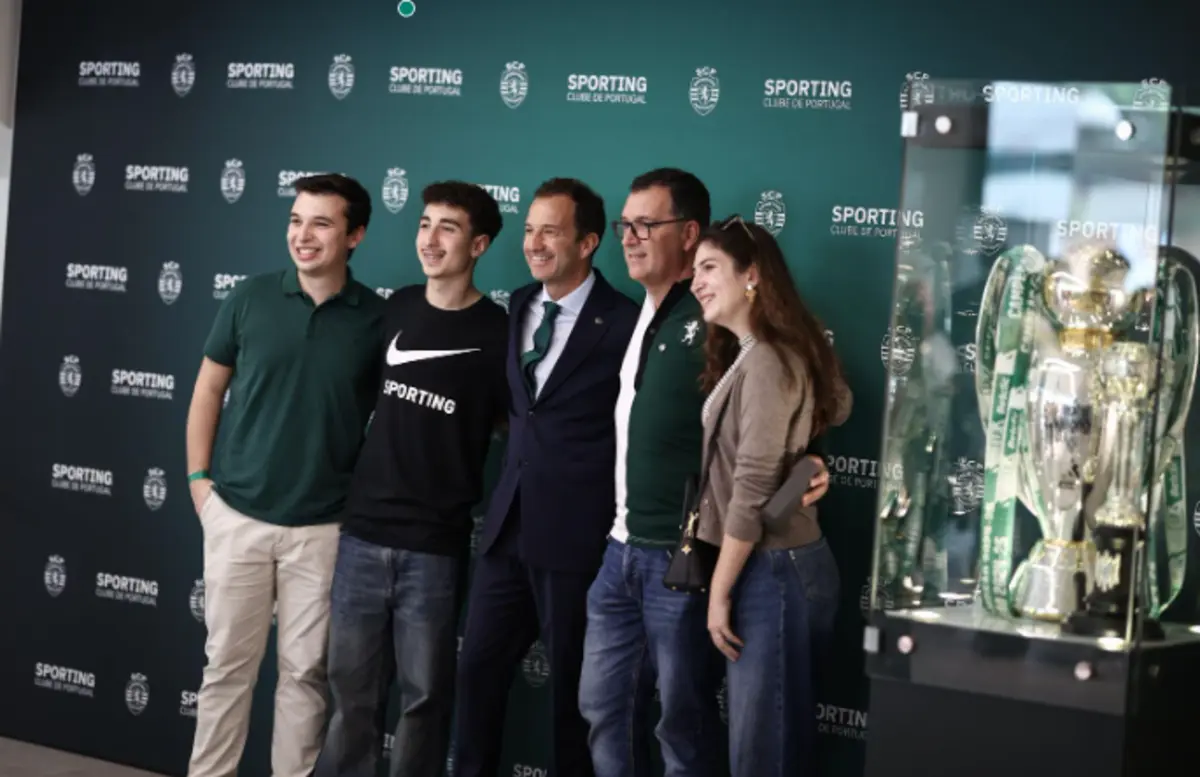 Frederico Varandas em convívio com sócios