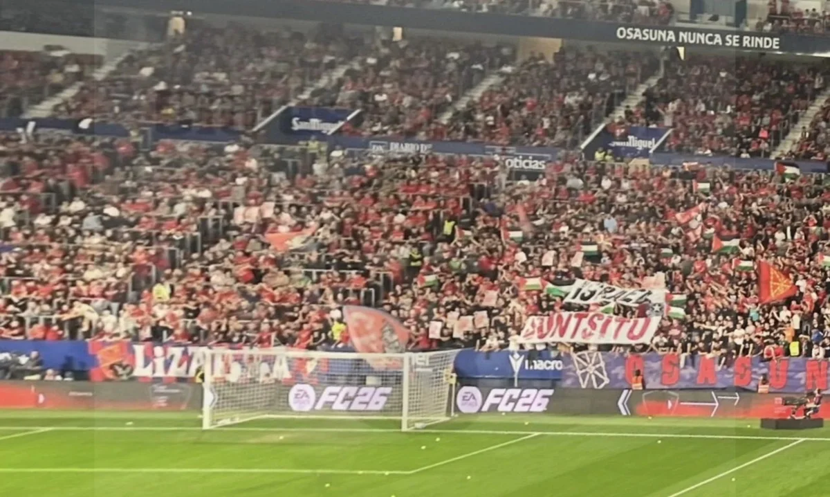 Imagem de contexto do artigo Osasuna-Getafe parou por protestos contra Israel