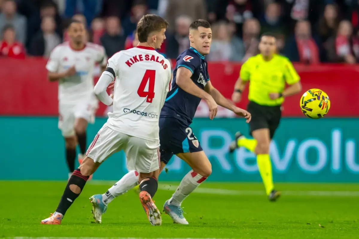 Imagem de contexto do artigo Athletic Bilbau perde em Sevilha antes de receber Sporting na Champions