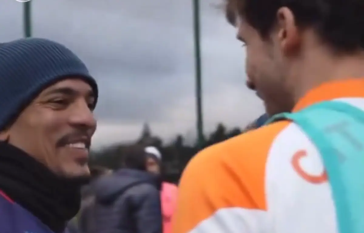 Imagem de contexto do artigo Rúben Dias e Gilberto reencontram-se em Manchester: "Olha o gajo!"