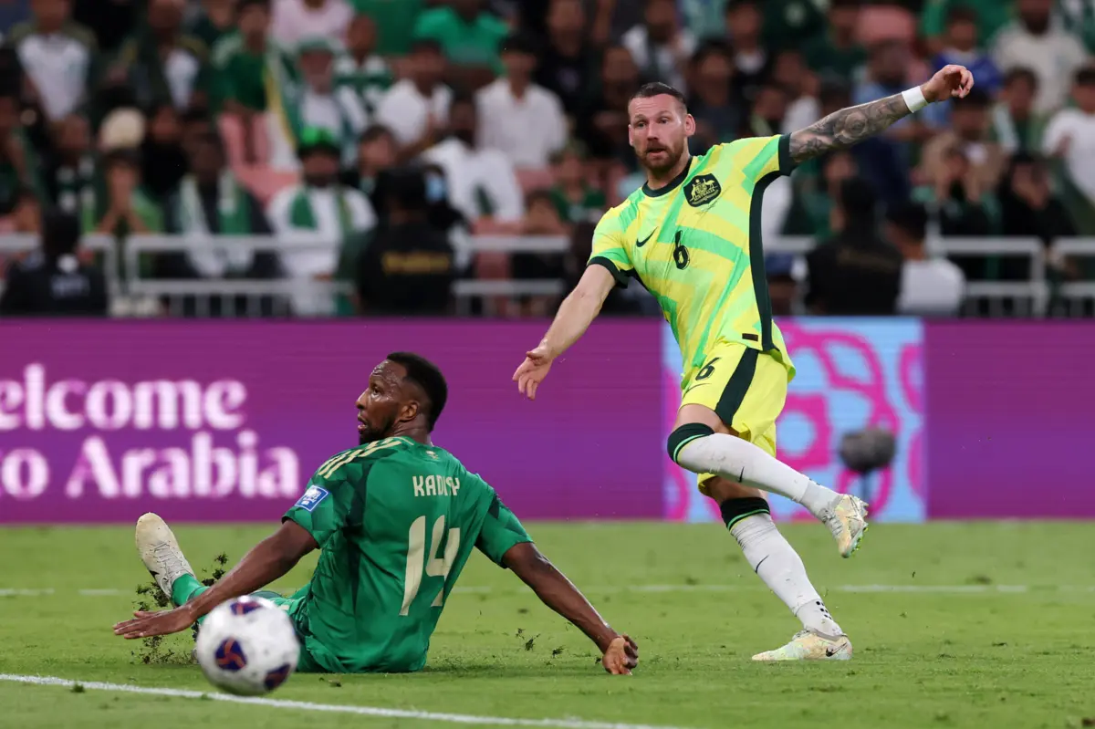 Imagem de contexto do artigo Austrália bate a Arábia Saudita e qualifica-se para o Mundial'2026