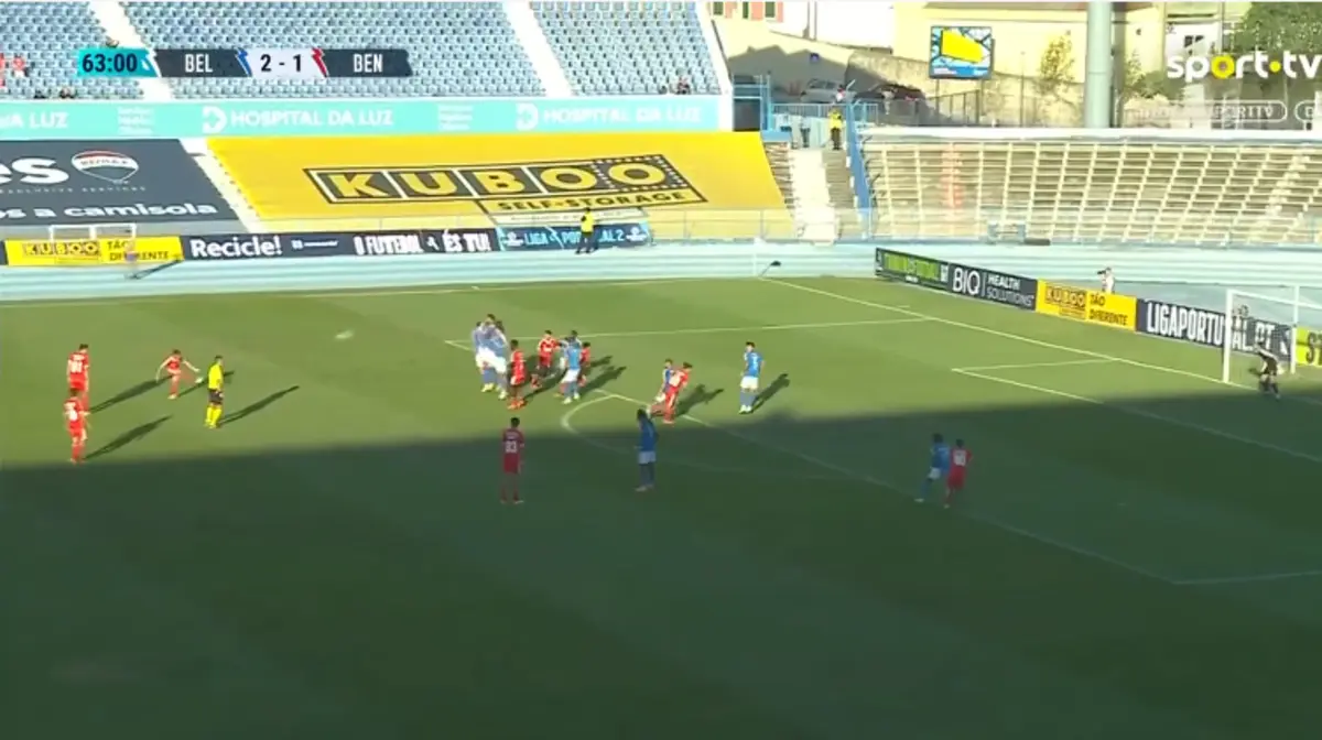 Imagem de contexto do artigo Para ver e rever: o golaço de Hugo Félix ao serviço do Benfica B