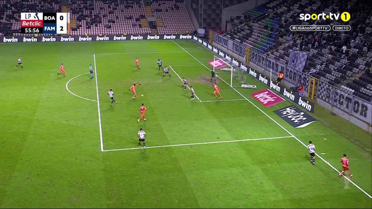 Imagem de contexto do artigo Boavista-Famalicão: Gustavo Sá estabeleceu o resultado final com este golo. Ora veja