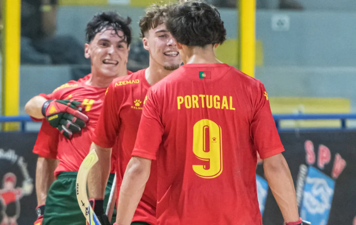 Imagem de contexto do artigo Portugal vence Itália e encontra Espanha na final do Euro sub-19 de hóquei em patins