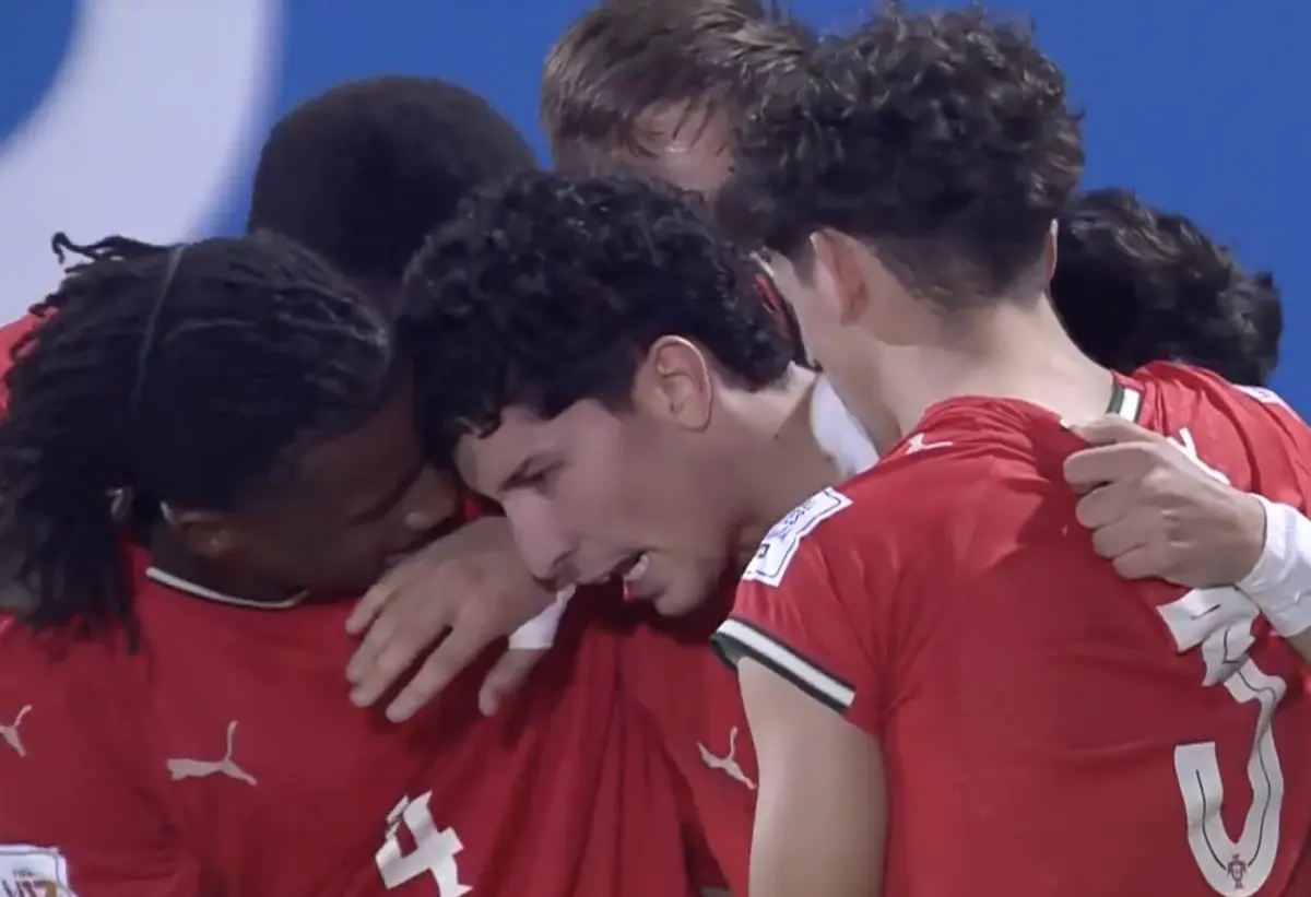 Imagem de contexto do artigo Os dois golos que colocaram Portugal nas meias-finais do Mundial de sub-17
