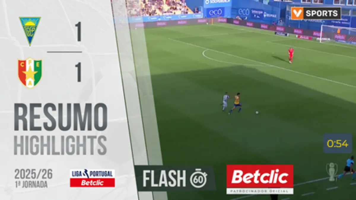 Imagem de contexto do artigo Veja os melhores lances do Estoril-Estrela da Amadora neste resumo