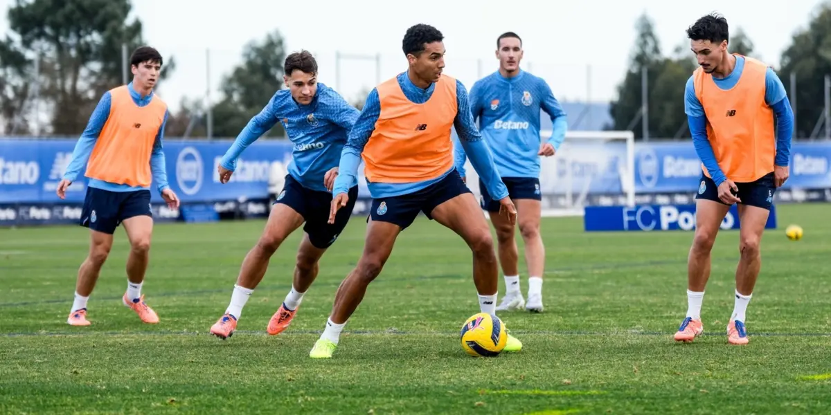 Alberto Costa no treino do FC Porto
