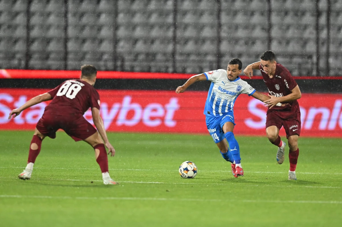 Imagem de contexto do artigo Reação fica curta e Cluj perde no campeonato antes de receber o Braga