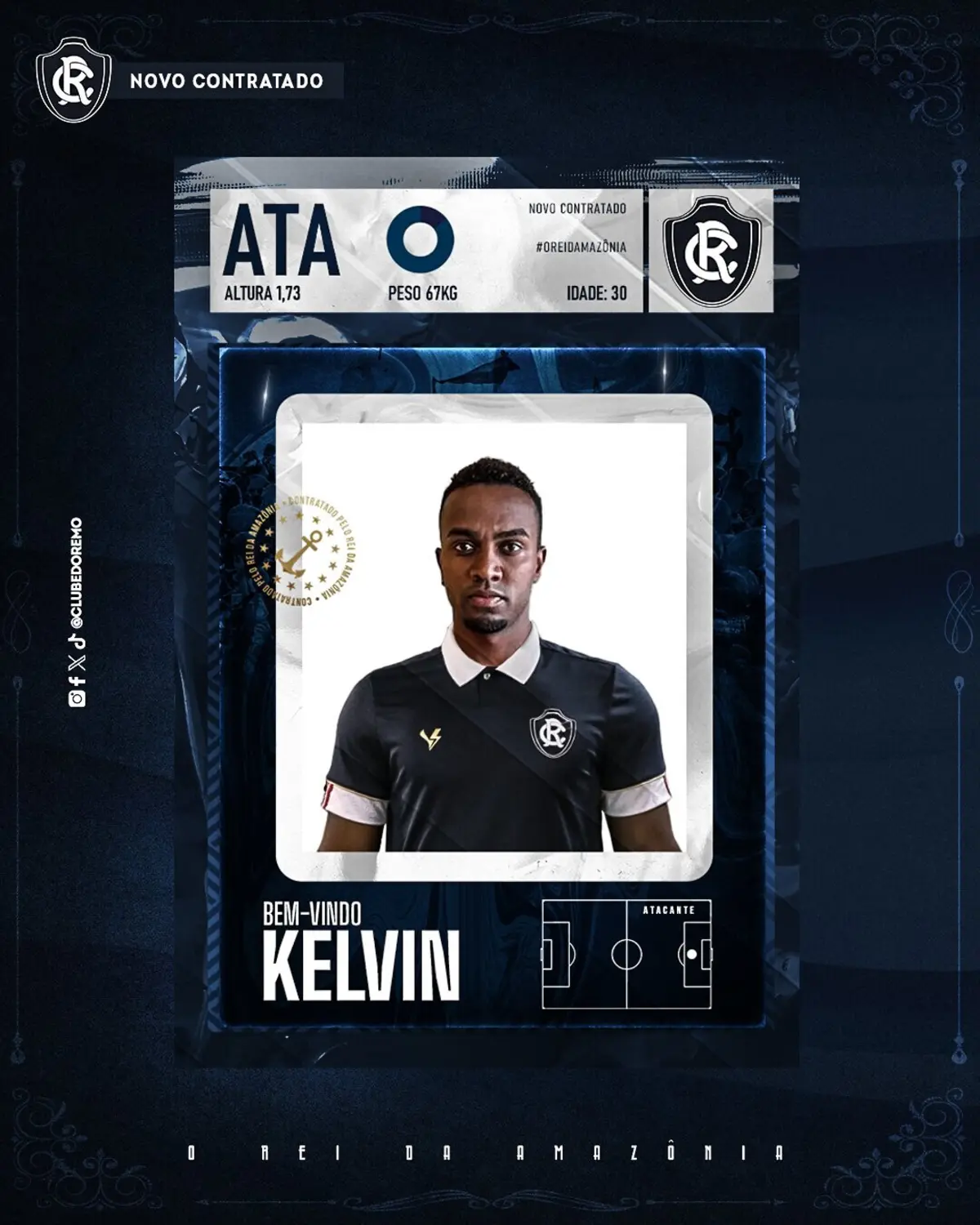 Kelvin é reforço do Remo