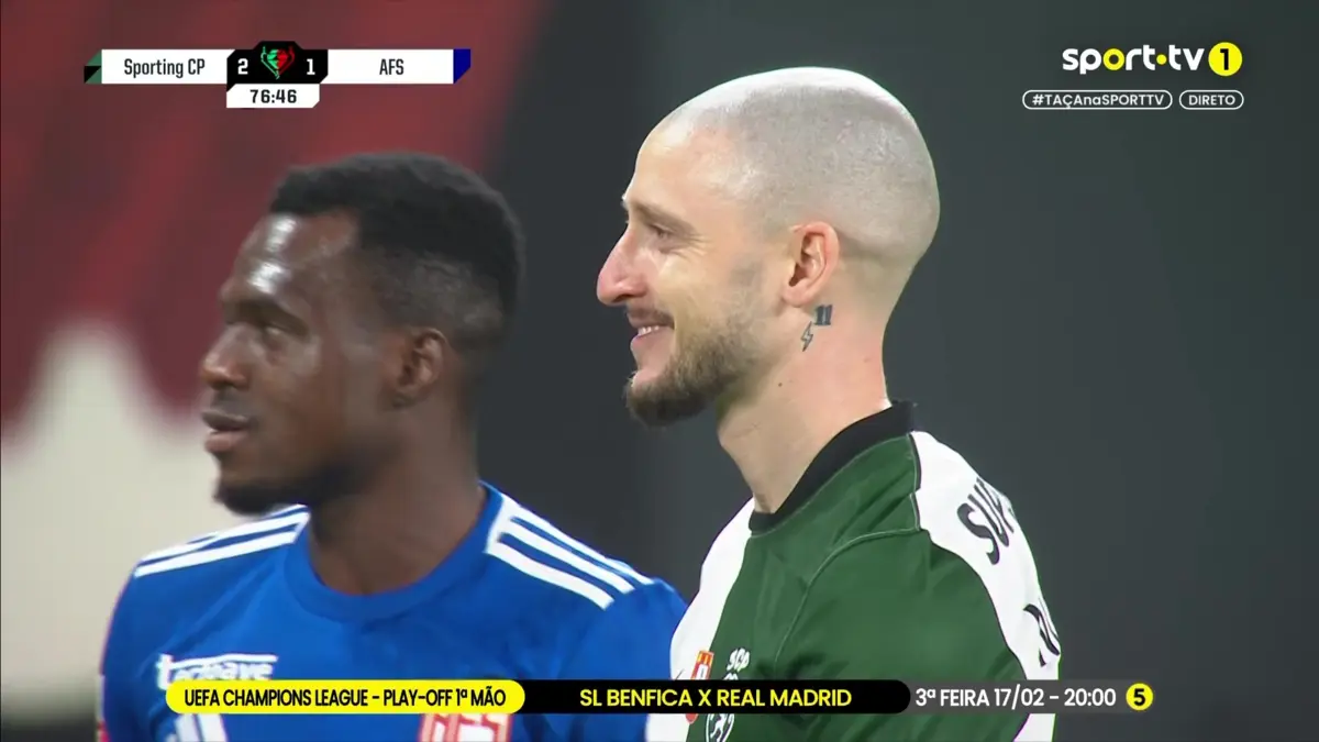 Imagem de contexto do artigo Nuno Santos volta a jogar pelo Sporting após mais de 15 meses