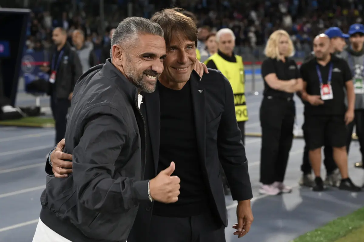 Rui Borges com Antonio Conte