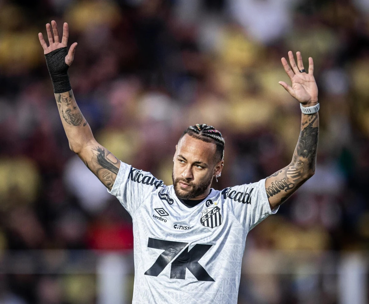 Neymar (créditos: Santos)