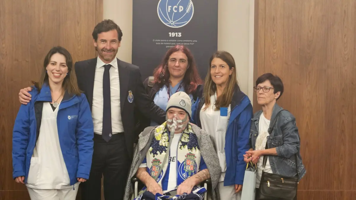 Imagem de contexto do artigo José Monteiro, utente em Cuidados Paliativos, vive noite de sonho no Estádio do Dragão