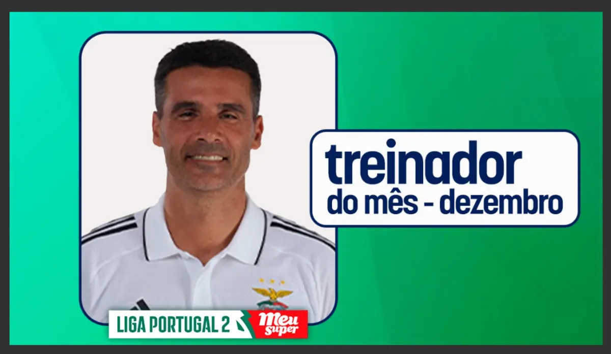 Imagem de contexto do artigo Nélson Veríssimo foi o melhor treinador da II Liga em dezembro