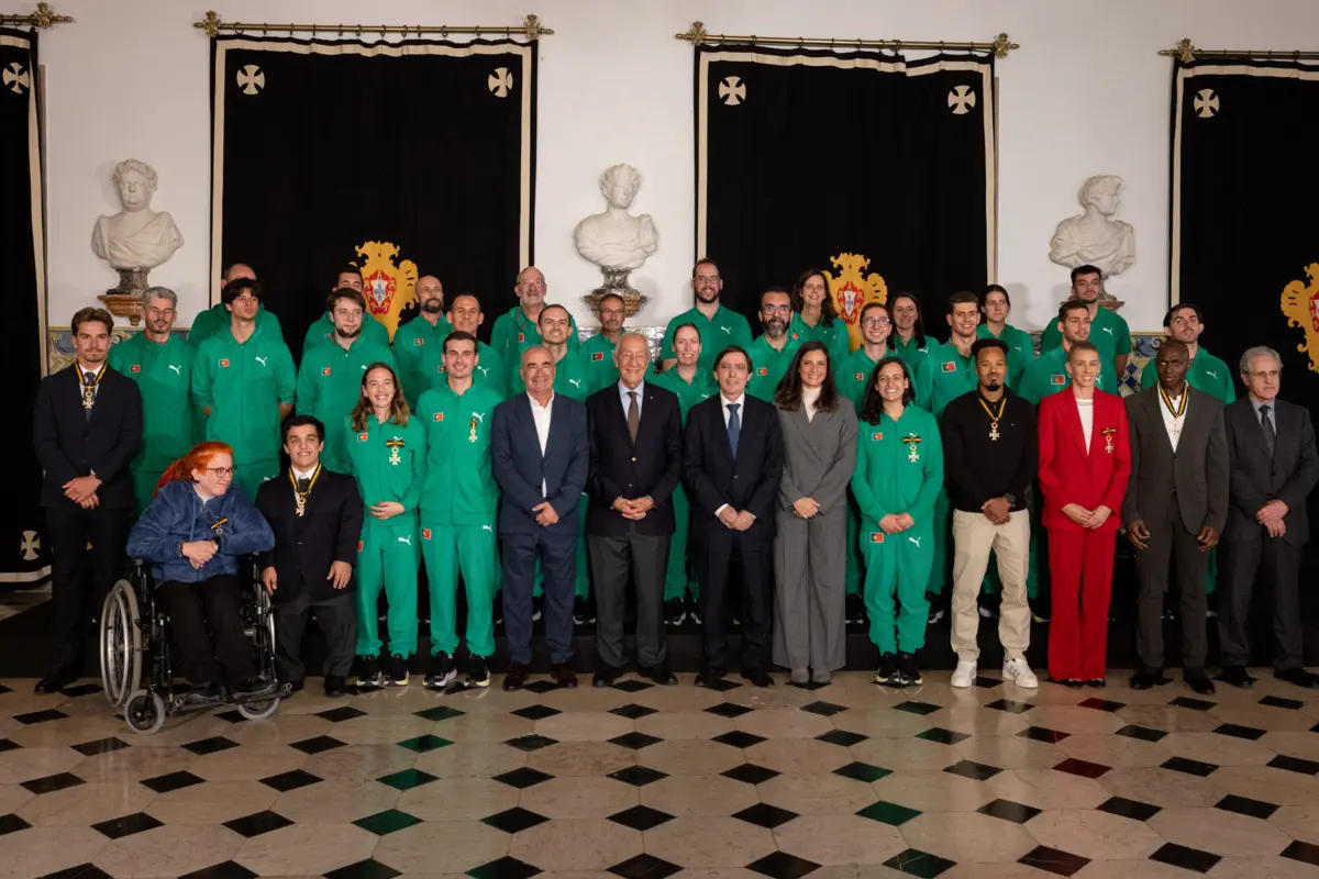 Imagem de contexto do artigo Marcelo Rebelo de Sousa: "É espetacular o que fazemos com este número de praticantes"