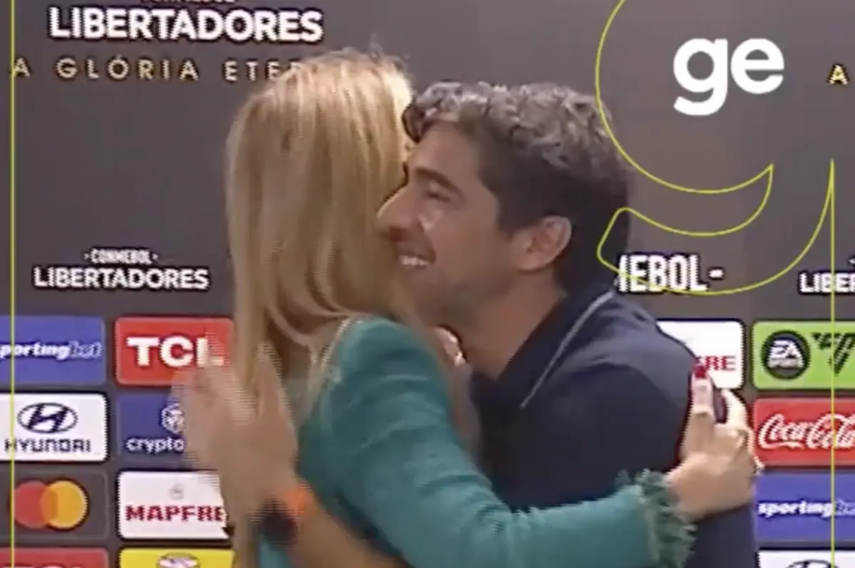 Imagem de contexto do artigo Leila Pereira interrompe Abel após qualificação: "É o maior treinador da história do Palmeiras"