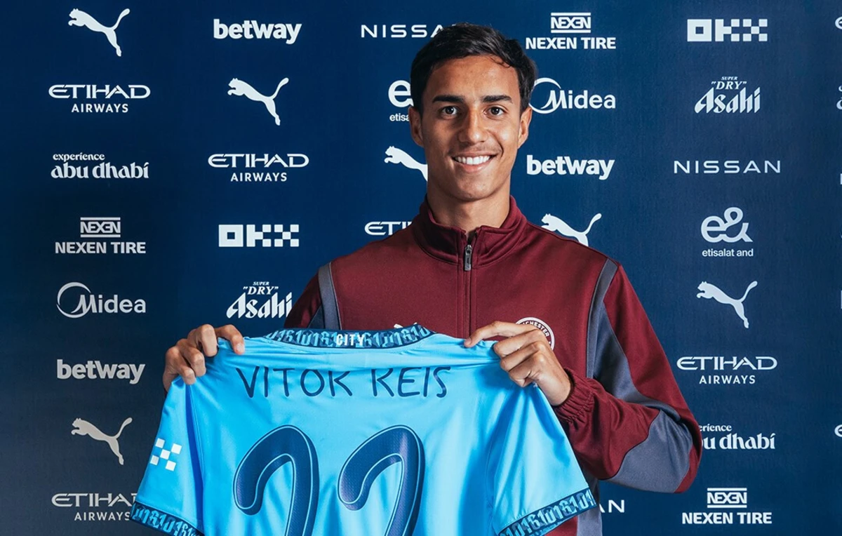 Vitor Reis (créditos: Manchester City)