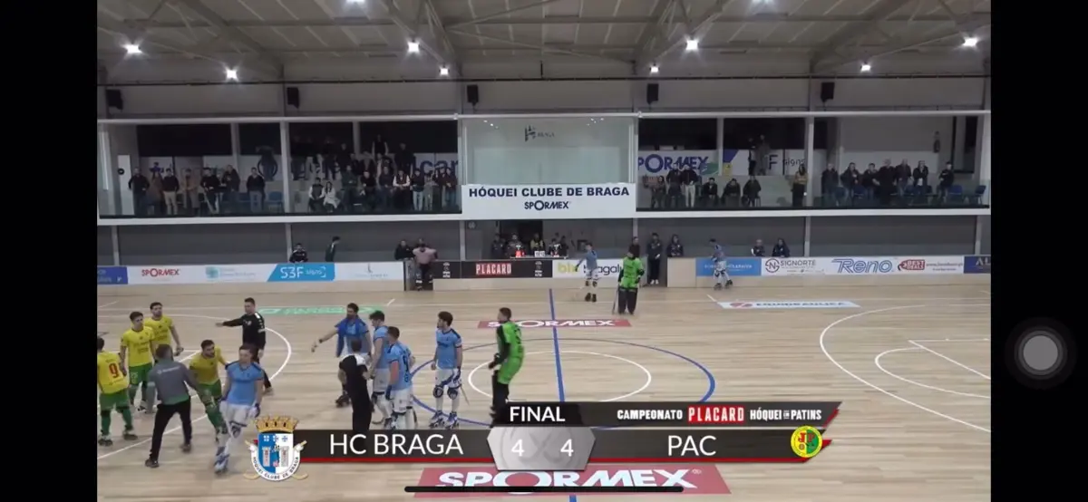 Imagem de contexto do artigo HC Braga-Juventude Pacense acaba com cenas de pancada