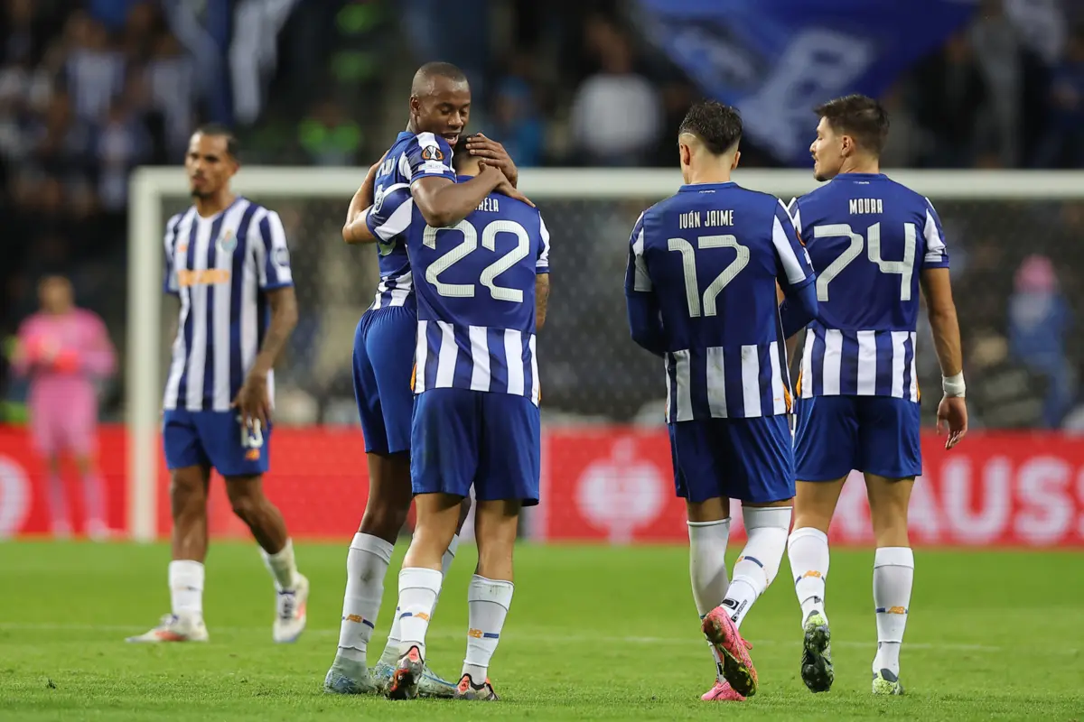 Tiago Djaló marcou o primeiro golo do FC Porto (Créditos: Miguel Pereira/Global Imagens)