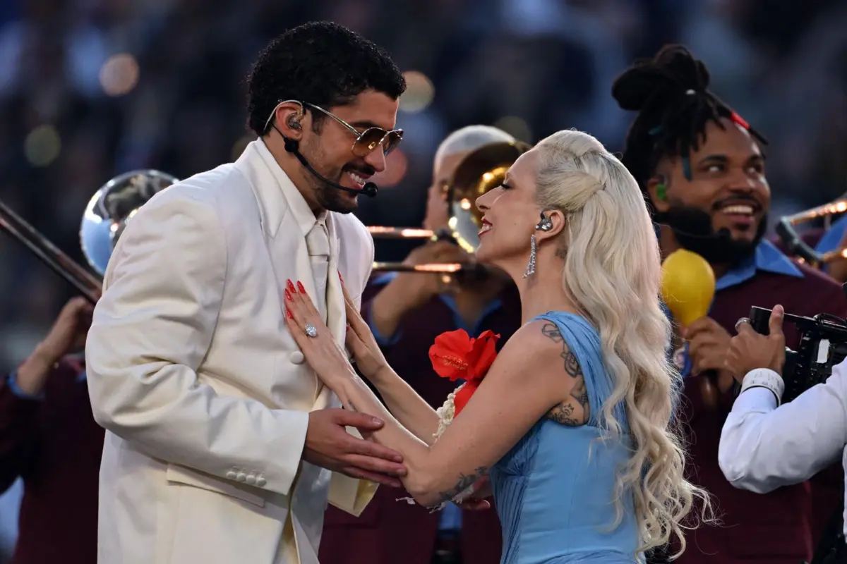 Bad Bunny e Lady Gaga no Super Bowl