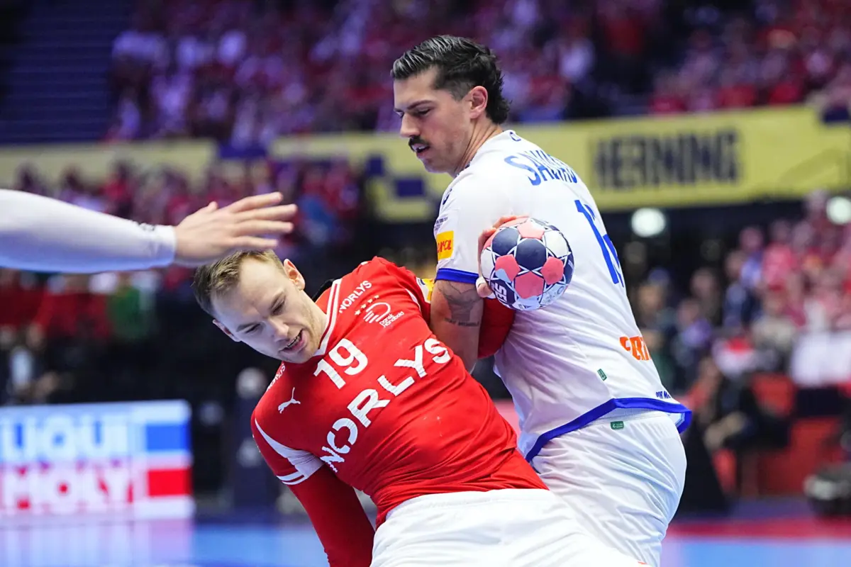 Mathias Gidsel e Salvador Salvador