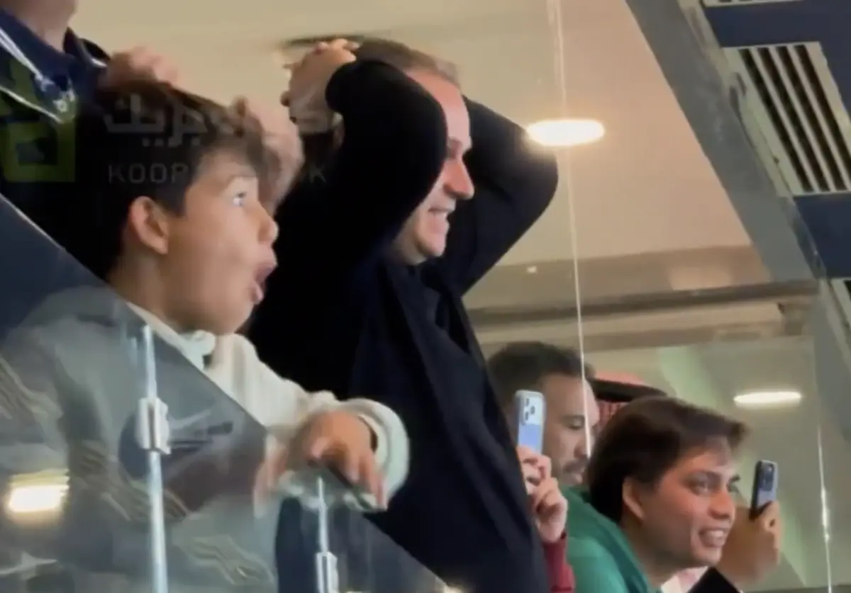 Imagem de contexto do artigo Veja a reação de Mateo, filho de Cristiano Ronaldo, ao golaço de bicicleta do pai