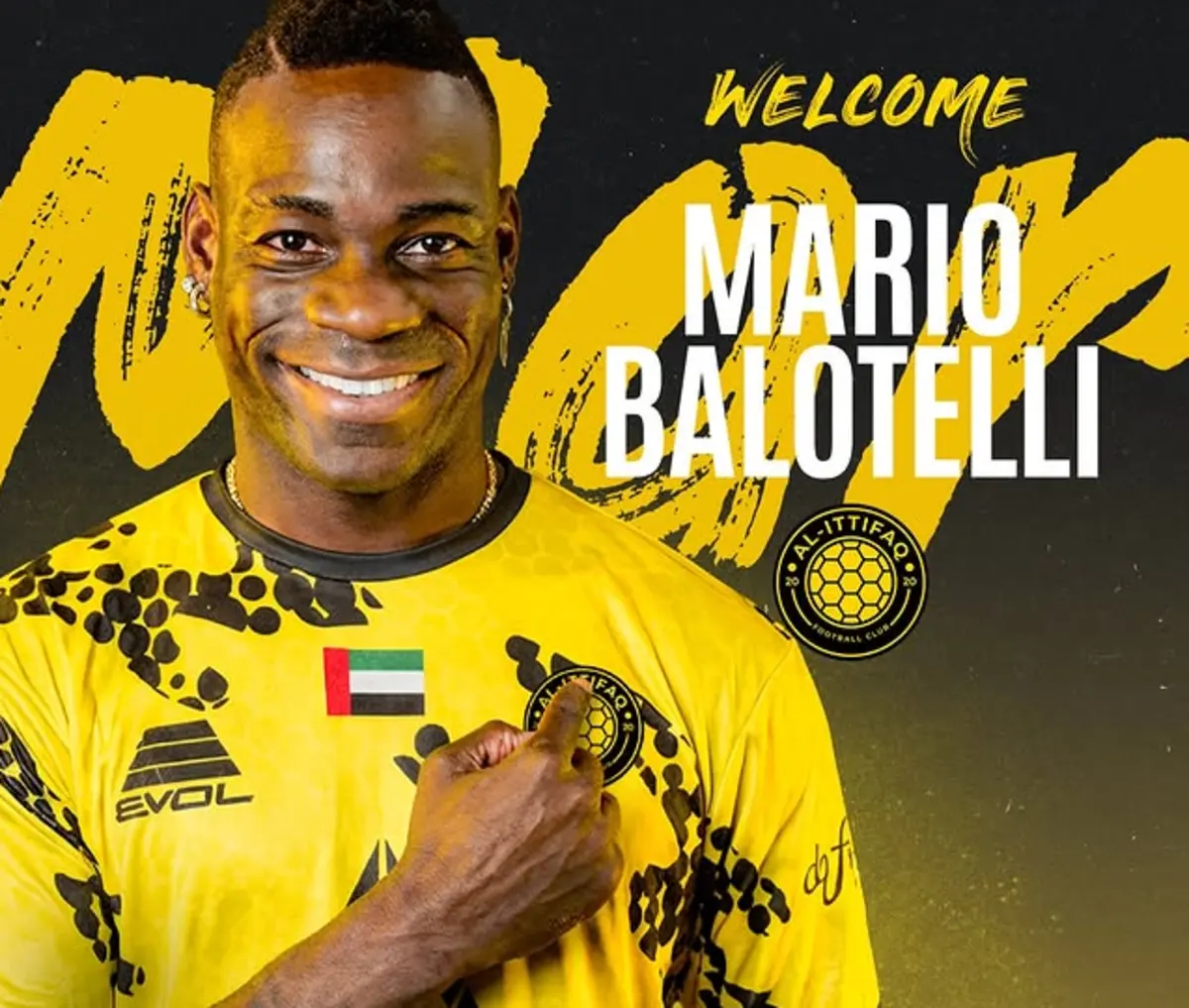 Imagem de contexto do artigo Oficial: Balotelli prossegue carreira no Médio Oriente