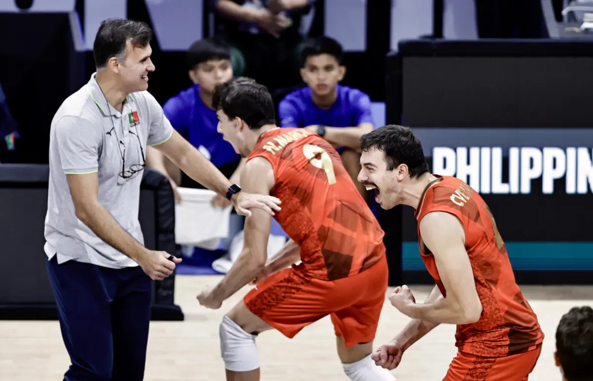 Portugal está nos oitavos de final do Mundial de voleibol
