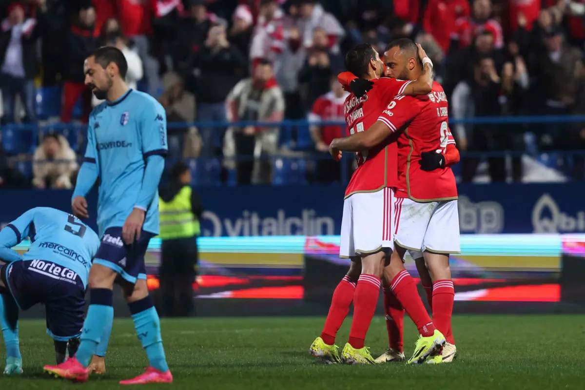Benfica venceu em Vizela (créditos: (Ivan Del Val/Global Imagens)